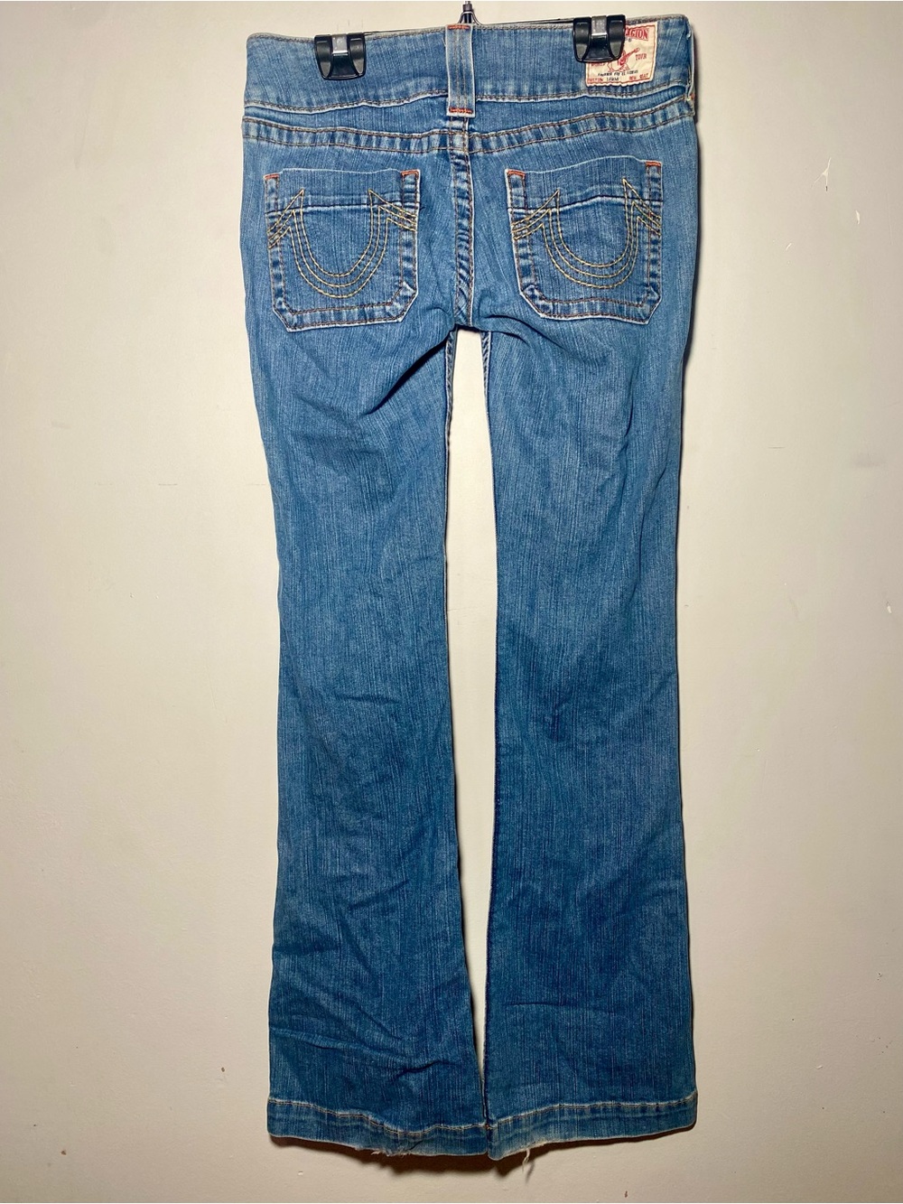 True Religion Flared Jeans in Blue Wash